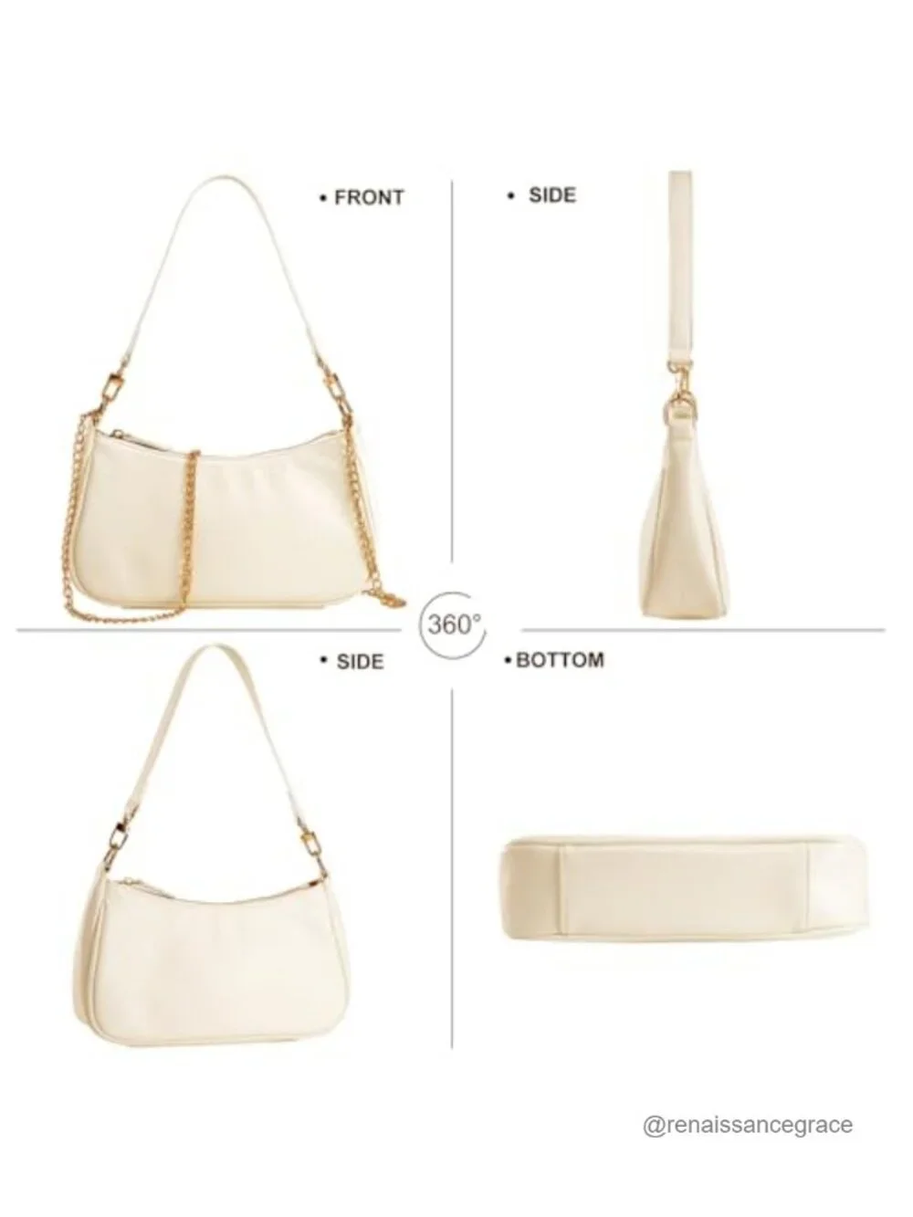 Vintage PU Leather Hobo Handbag Crossbody Purse with Detachable Straps